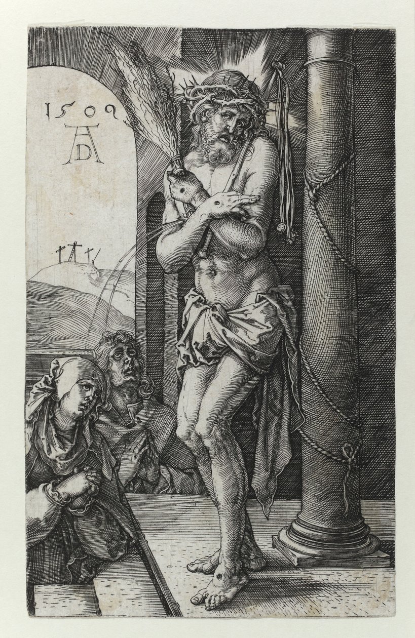 De man van smarten, 1509 door Albrecht Dürer