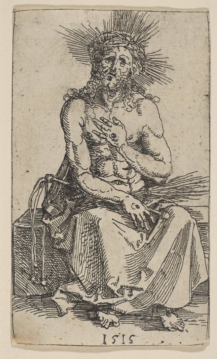 De Man van Smarten, 1515 door Albrecht Dürer