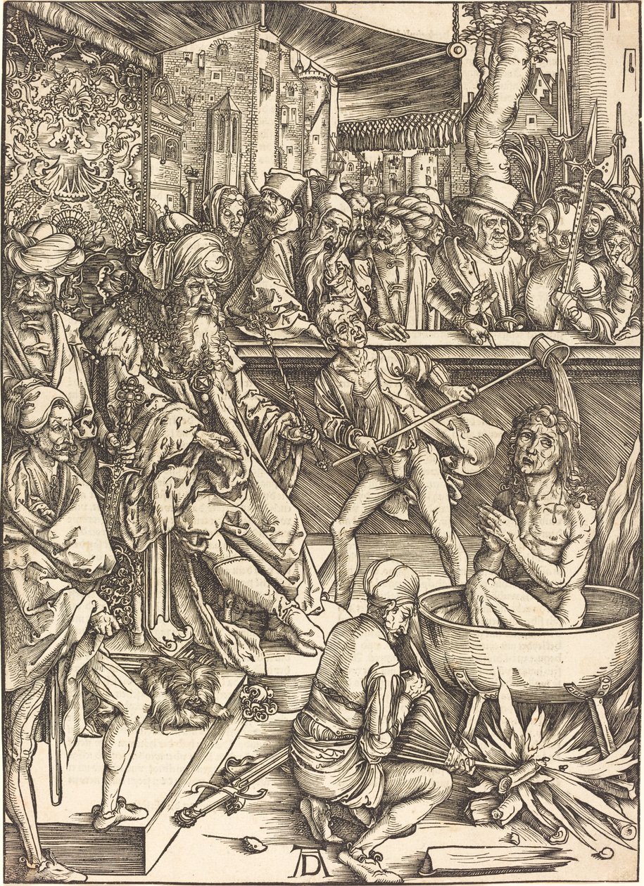 Het Martelaarschap van Sint Jan door Albrecht Dürer