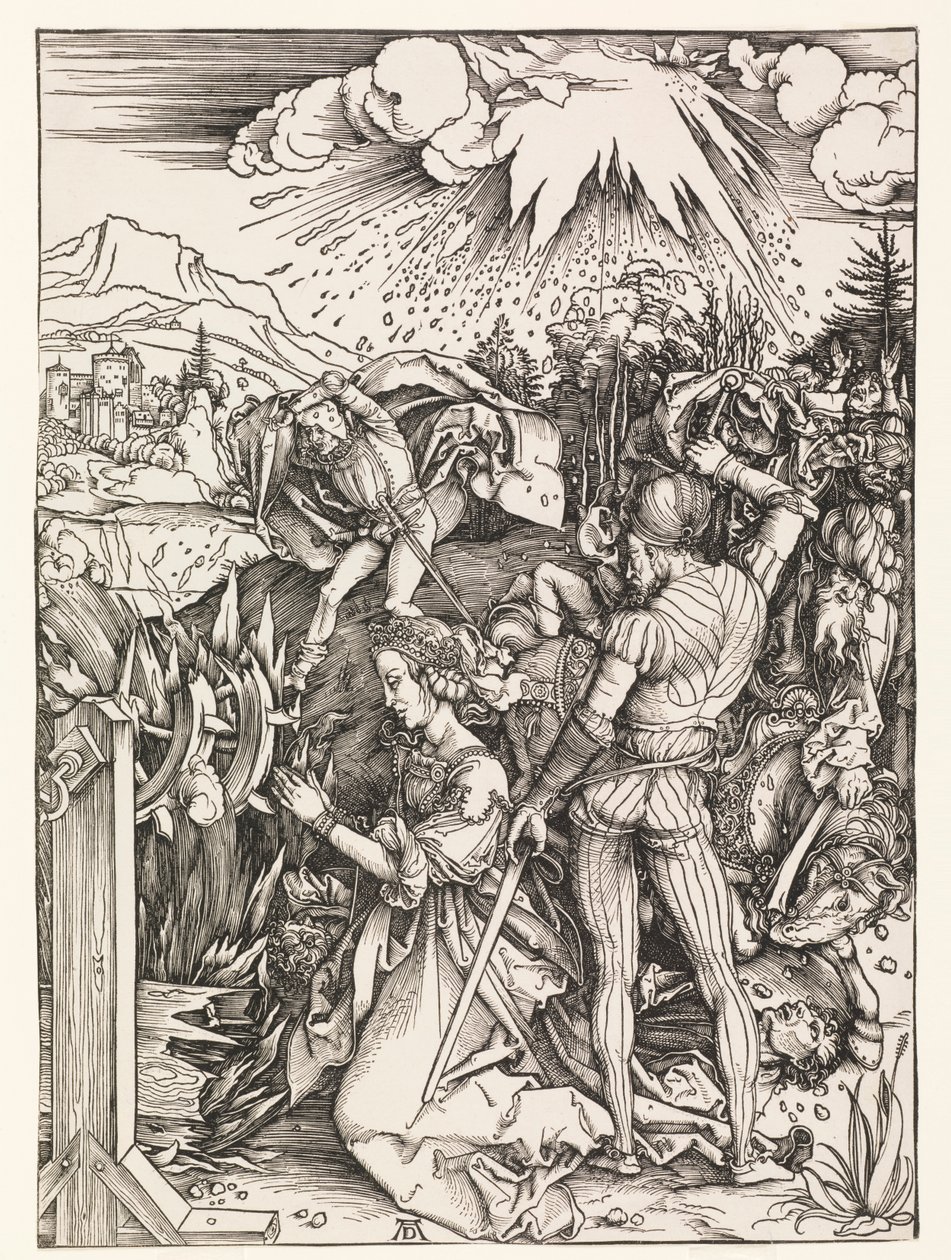 Het Martelaarschap van St. Catharina door Albrecht Dürer