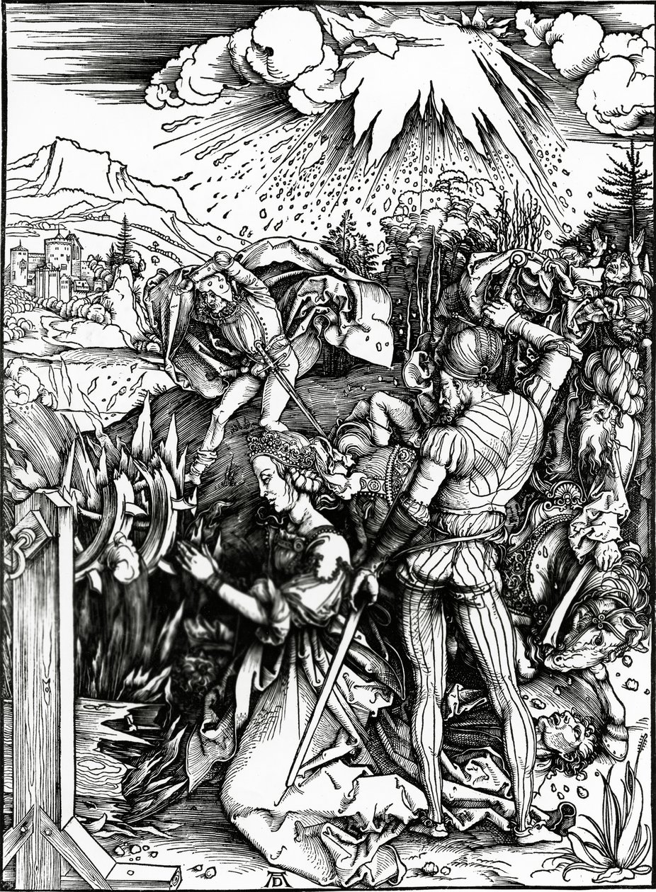 Het Martelaarschap van Sint Catharina door Albrecht Dürer