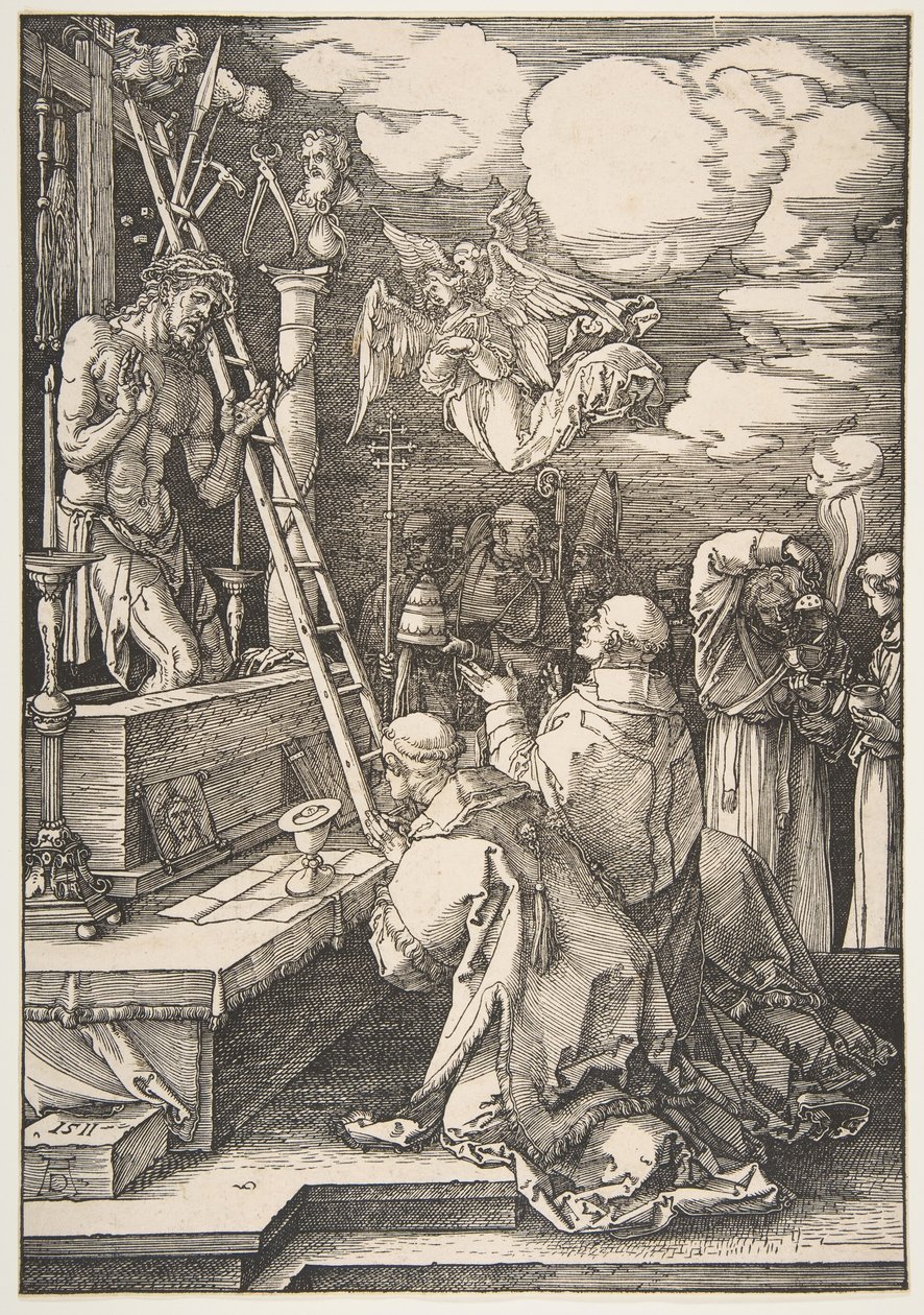 De Mis van Sint Gregorius door Albrecht Dürer