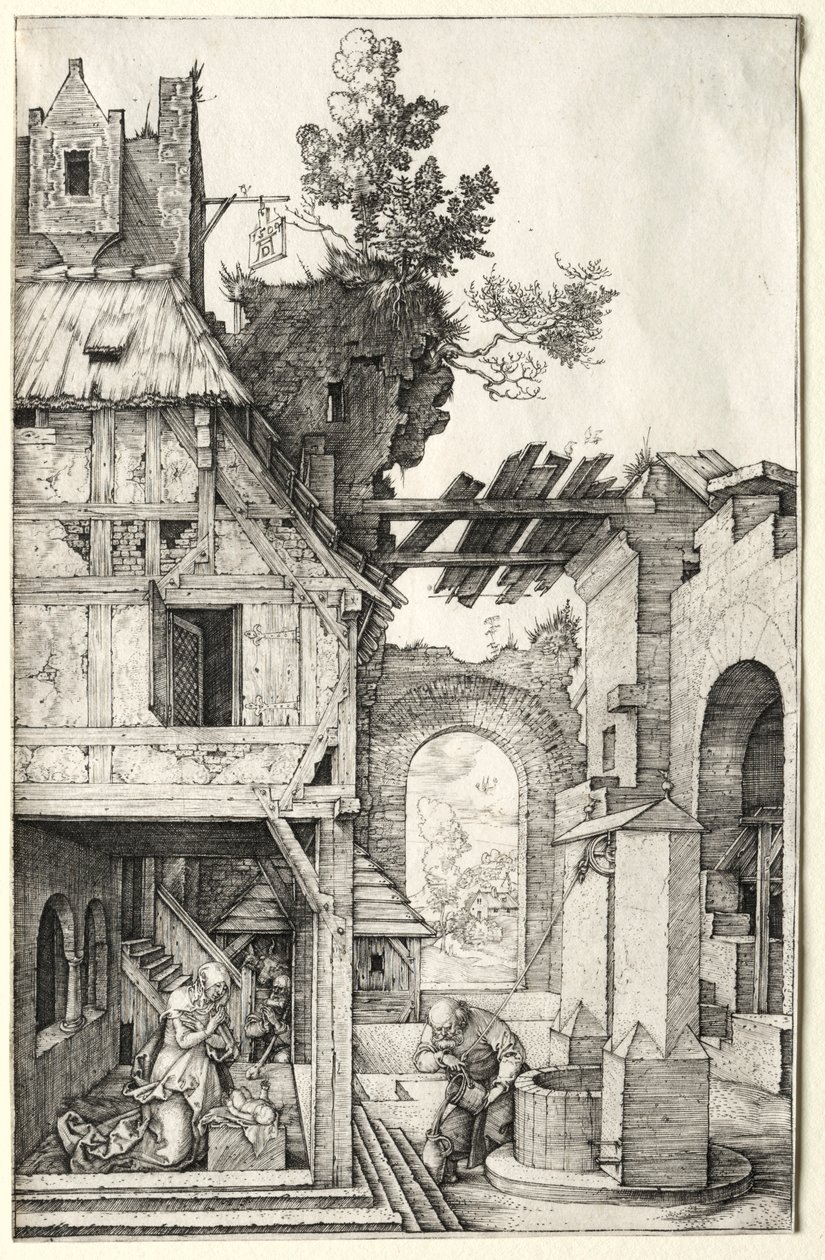 De geboorte van Christus, 1504 door Albrecht Dürer