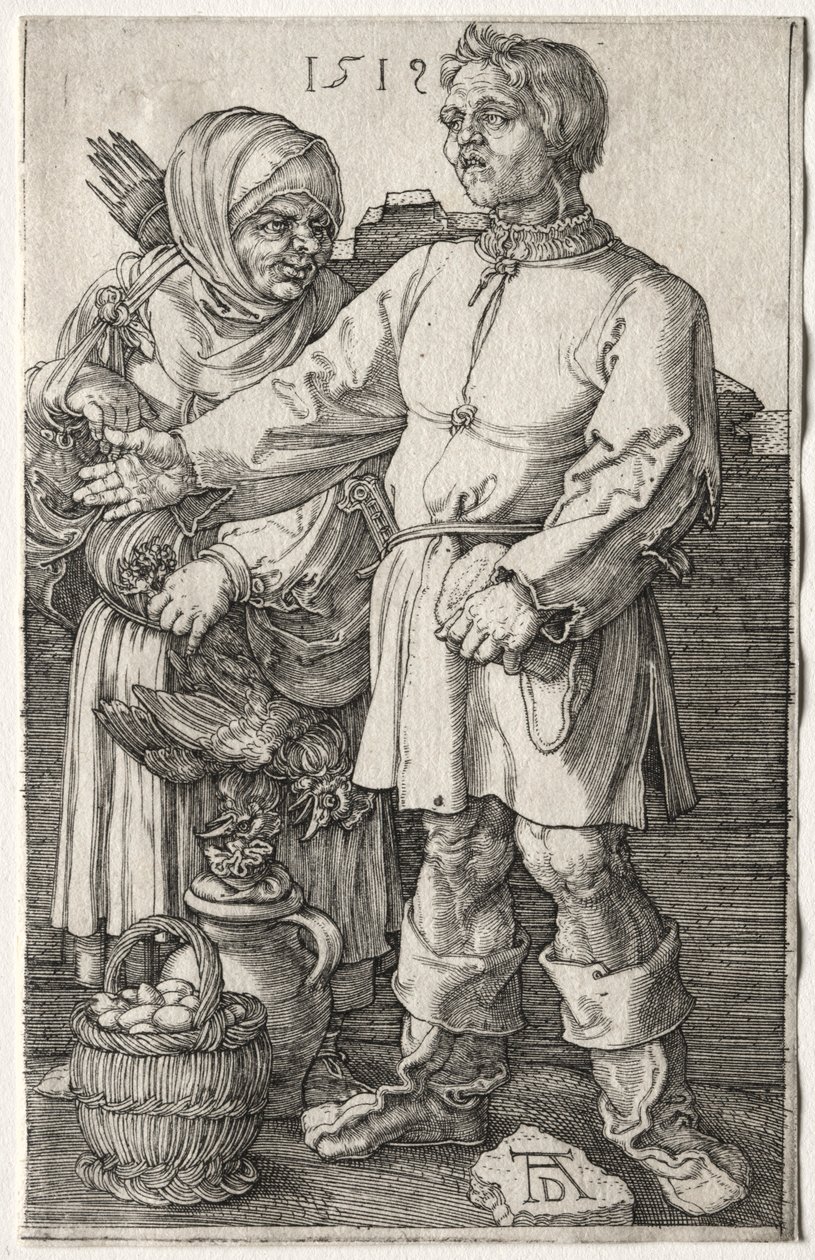 De Boeren op de Markt door Albrecht Dürer
