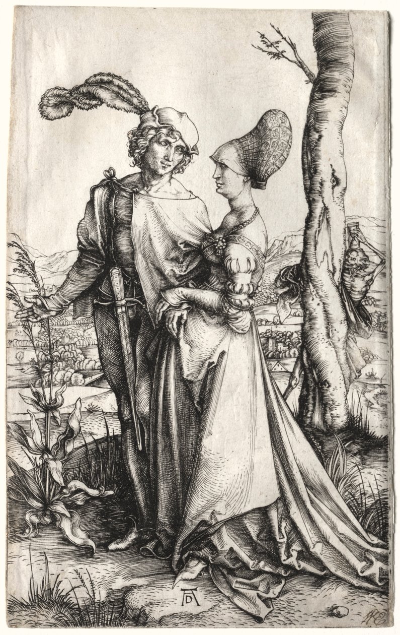 De Promenade, ca. 1497 door Albrecht Dürer