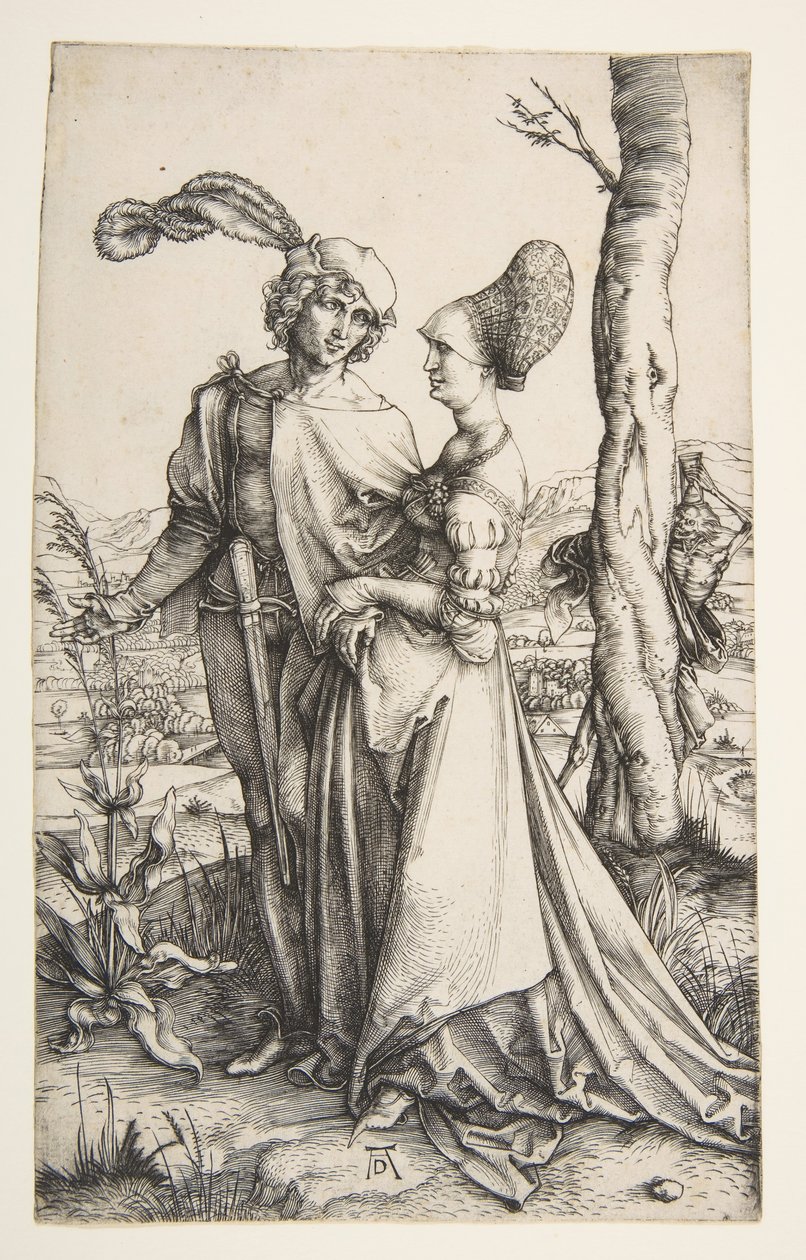De Promenade, ca. 1498 door Albrecht Dürer