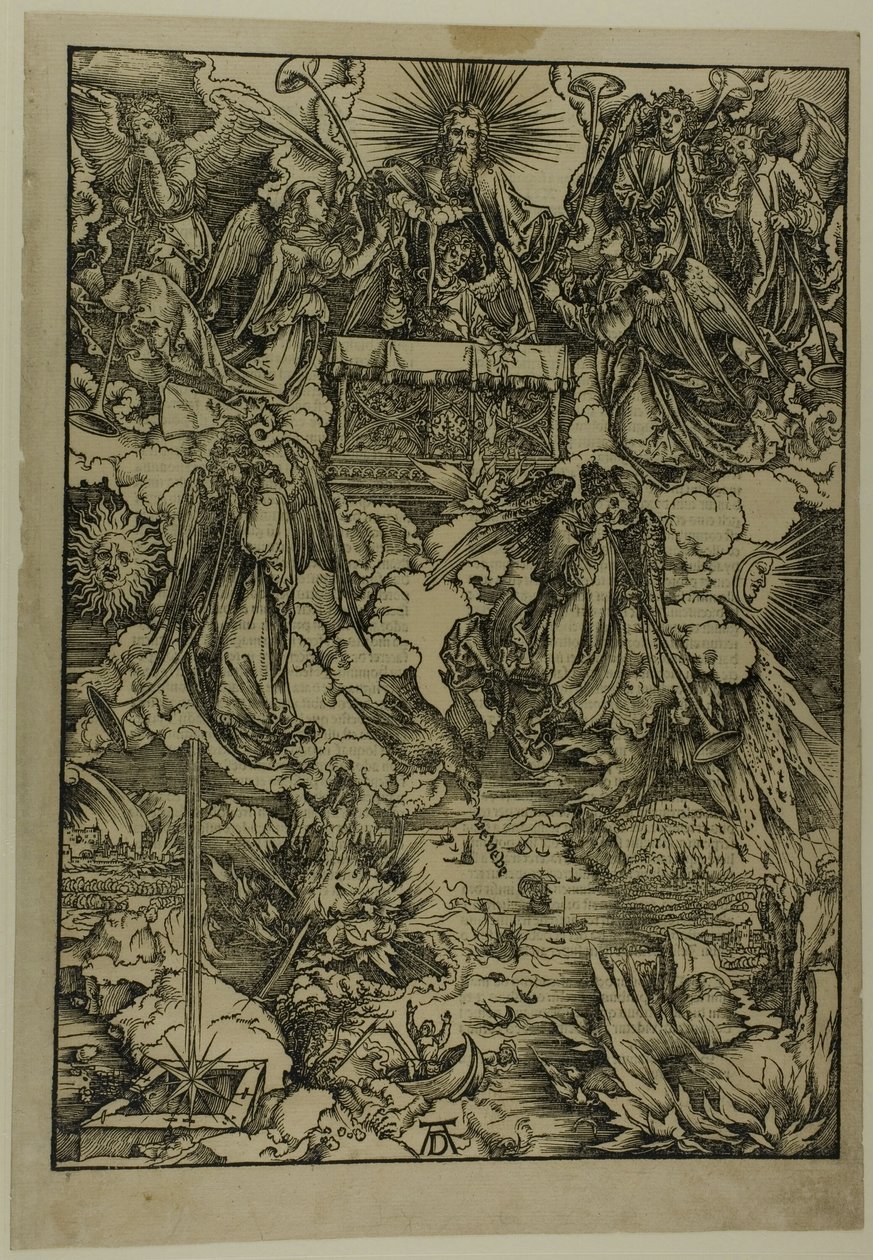 De Zeven Trompetten, uit De Apocalyps door Albrecht Dürer