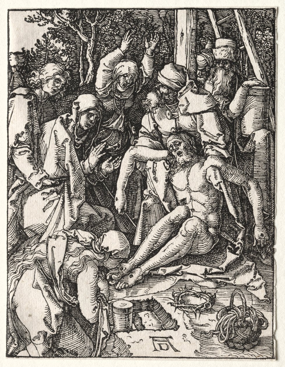 De Kleine Passie: Rouw door Albrecht Dürer