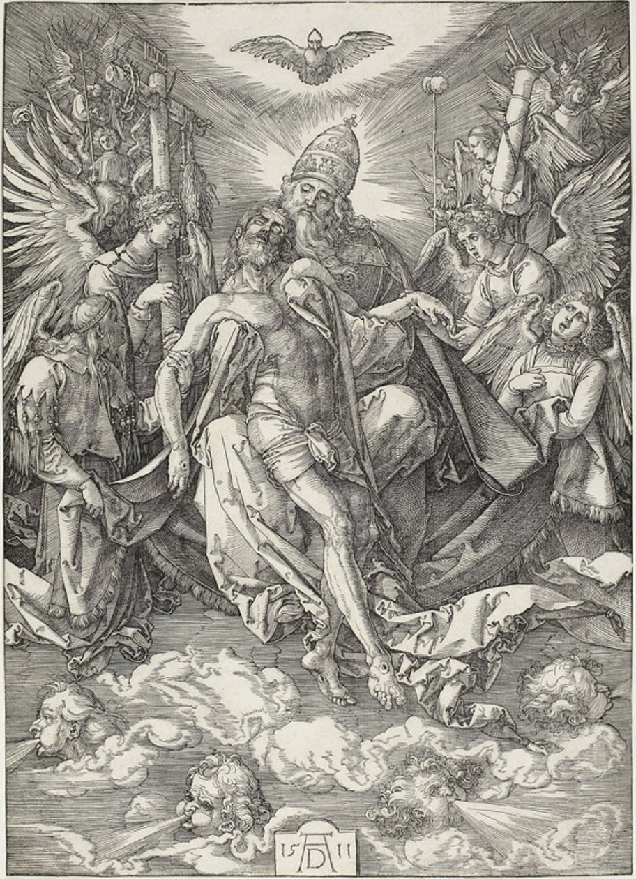 De Drie-eenheid (De Zetel van Genade) door Albrecht Dürer