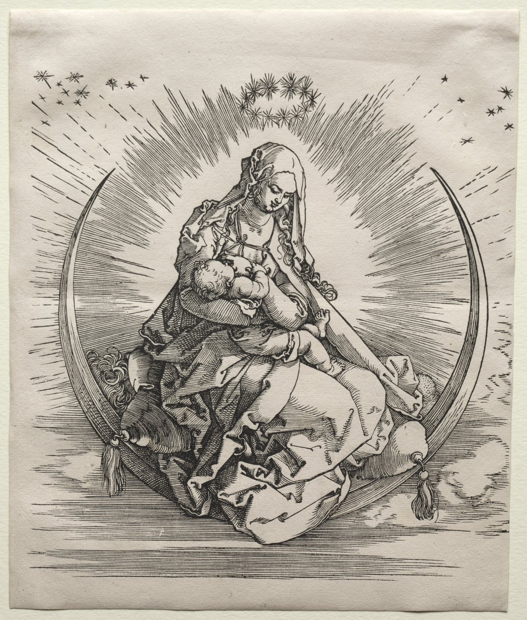 De Maagd op een Maansikkel door Albrecht Dürer