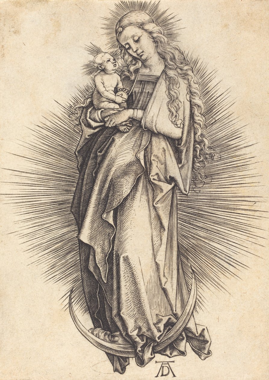 De Maagd op de Maan, ca. 1498-1499 door Albrecht Dürer