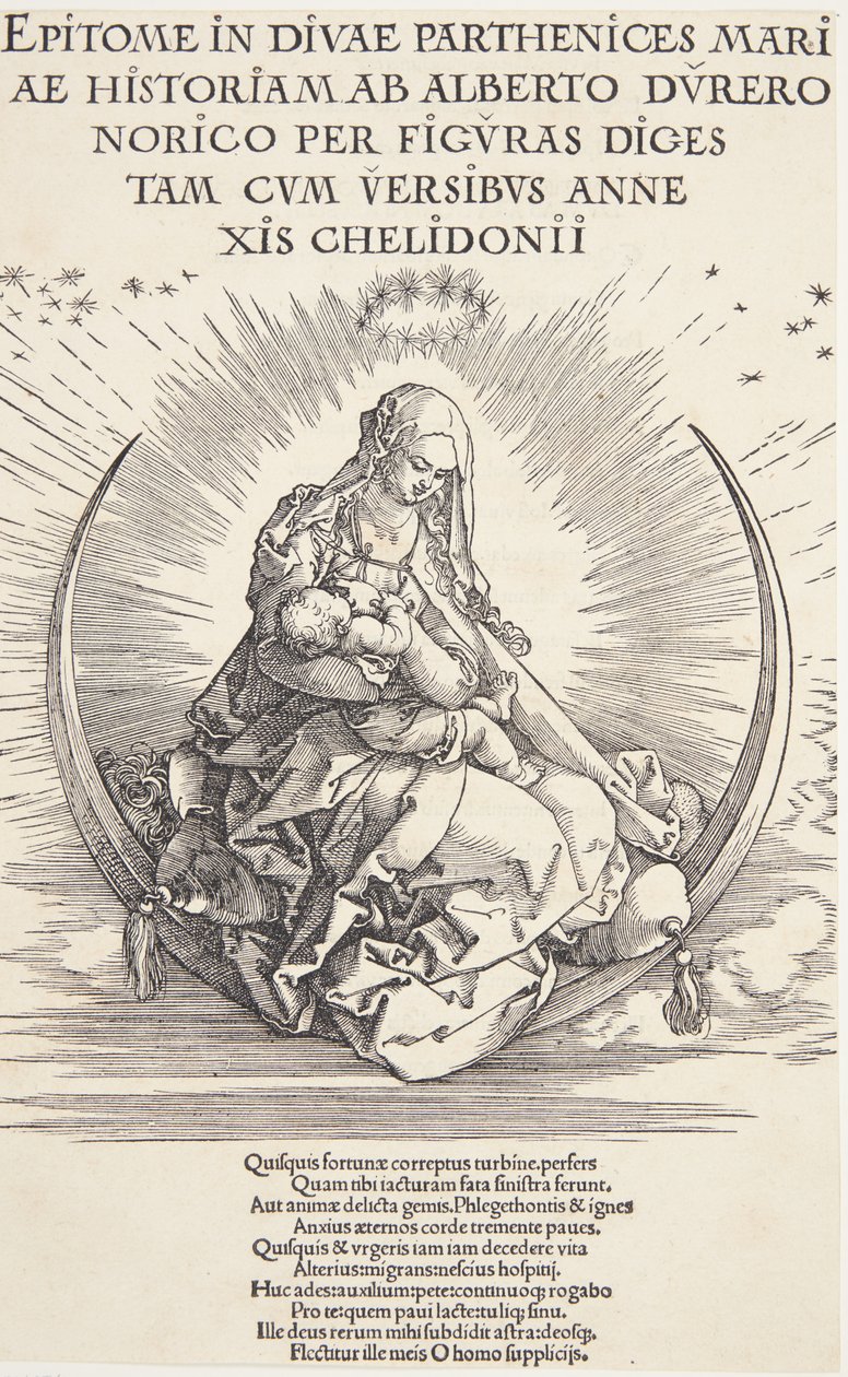 De Maagd op de maansikkel door Albrecht Dürer
