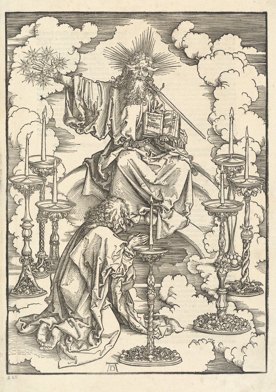 De Visioen van de Zeven Kandelaren door Albrecht Dürer
