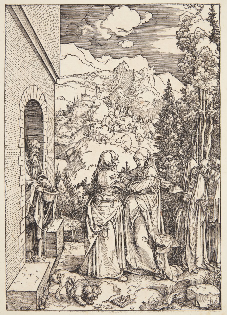 De Visitatie door Albrecht Dürer