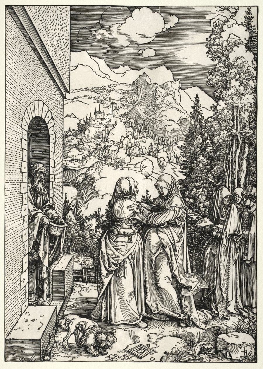 Het Bezoek door Albrecht Dürer