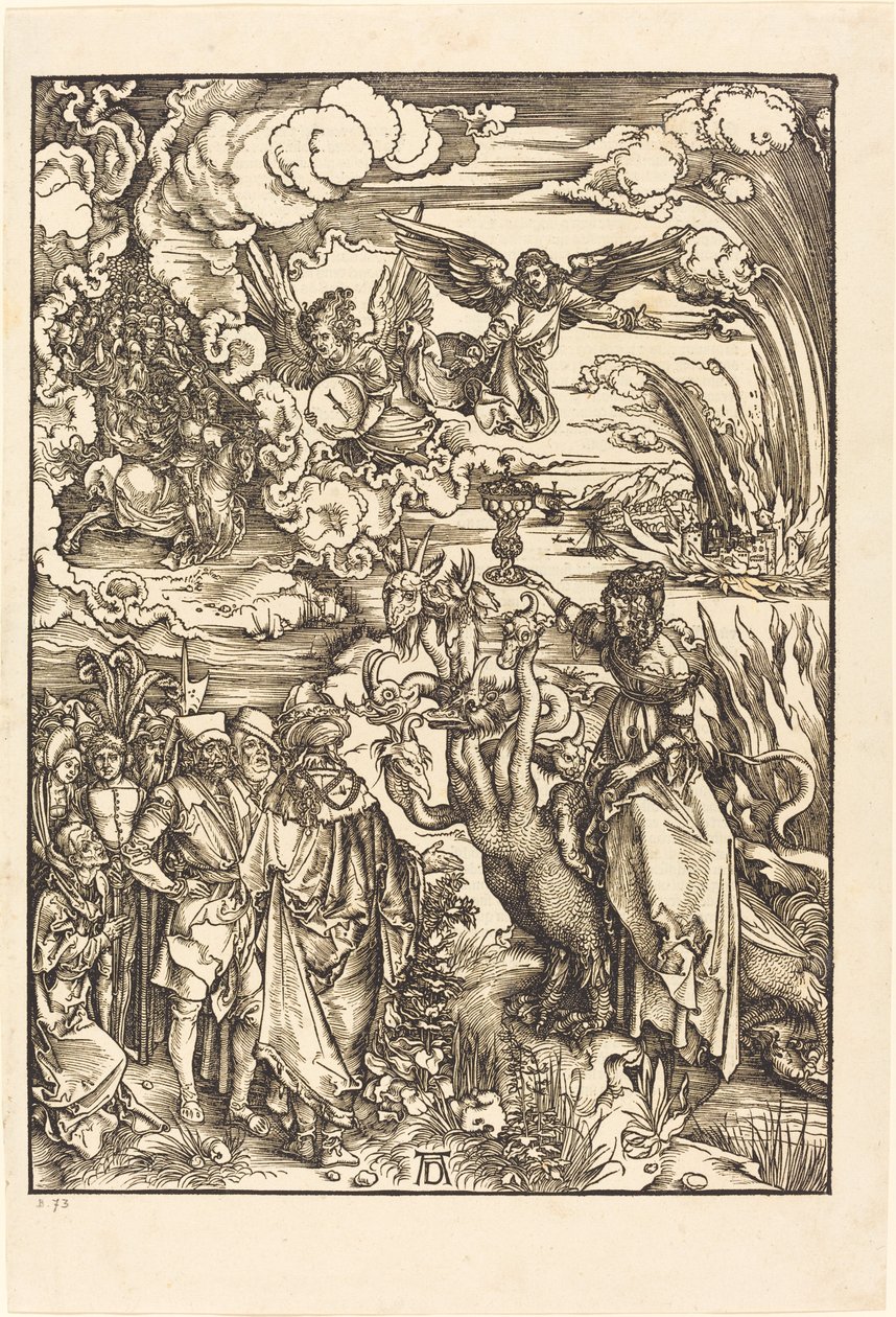 De Hoer van Babylon door Albrecht Dürer
