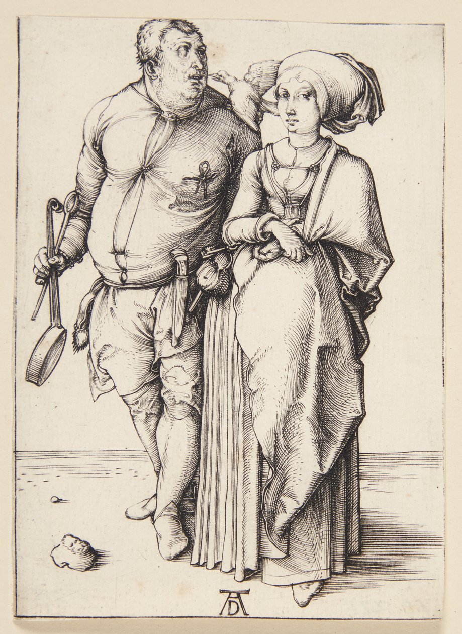 De kok en zijn vrouw door Albrecht Dürer