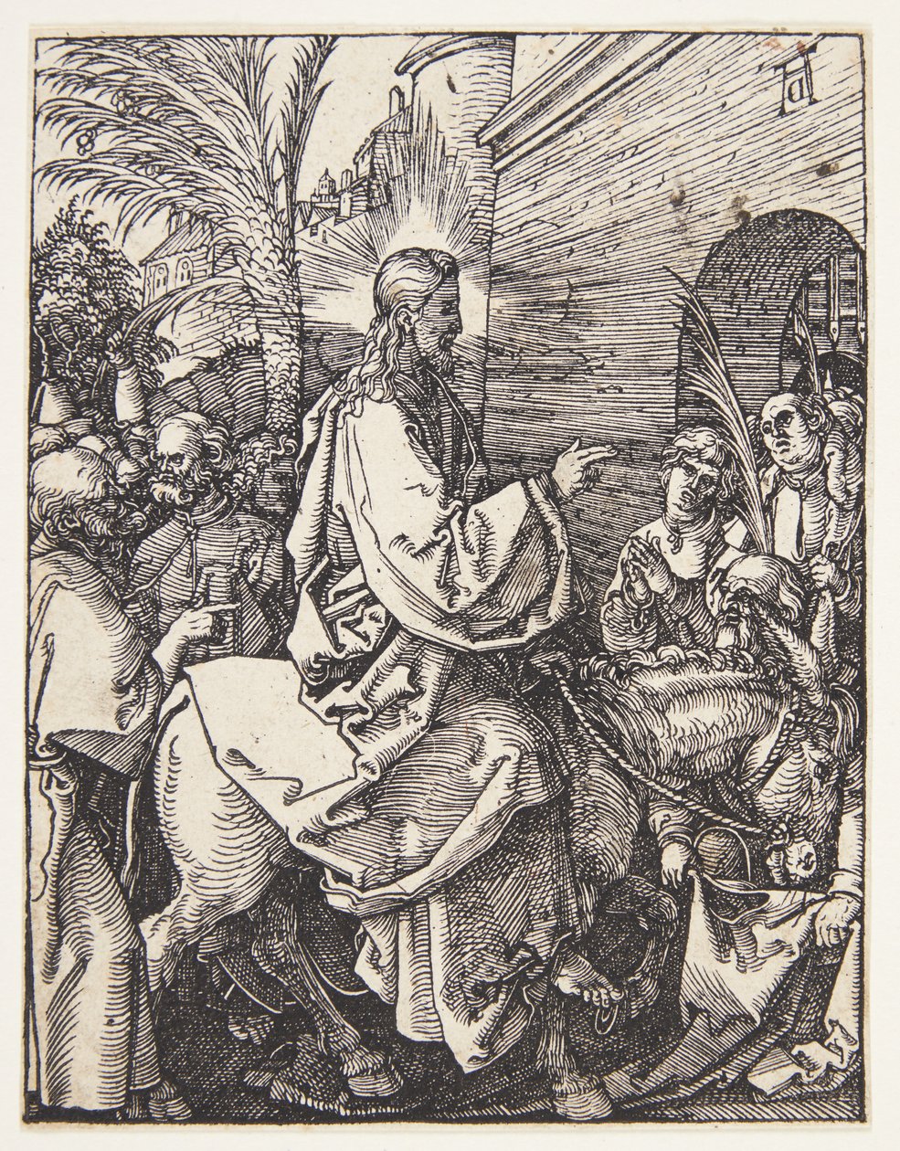 De intocht in Jeruzalem door Albrecht Dürer