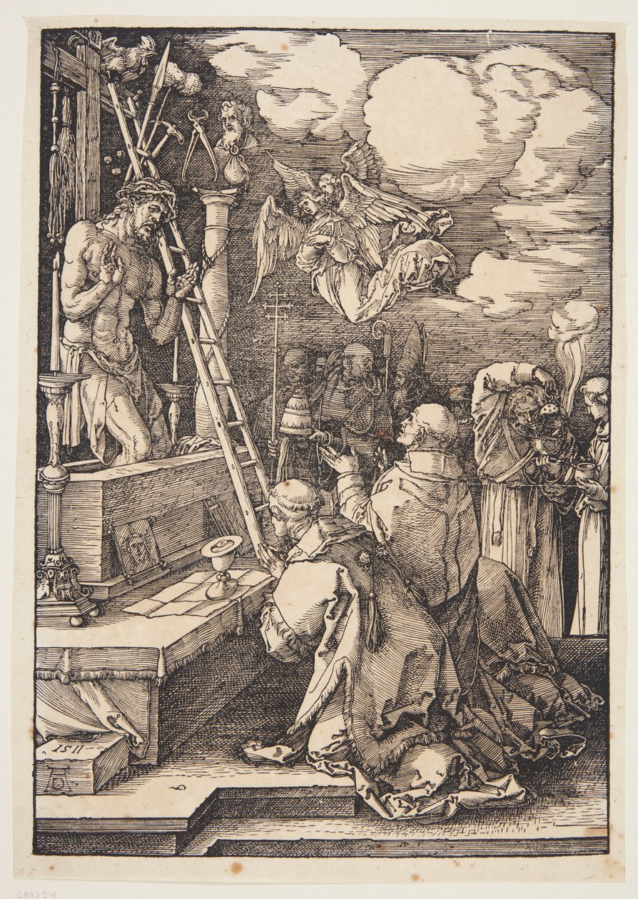 De mis van St. Gregorius door Albrecht Dürer