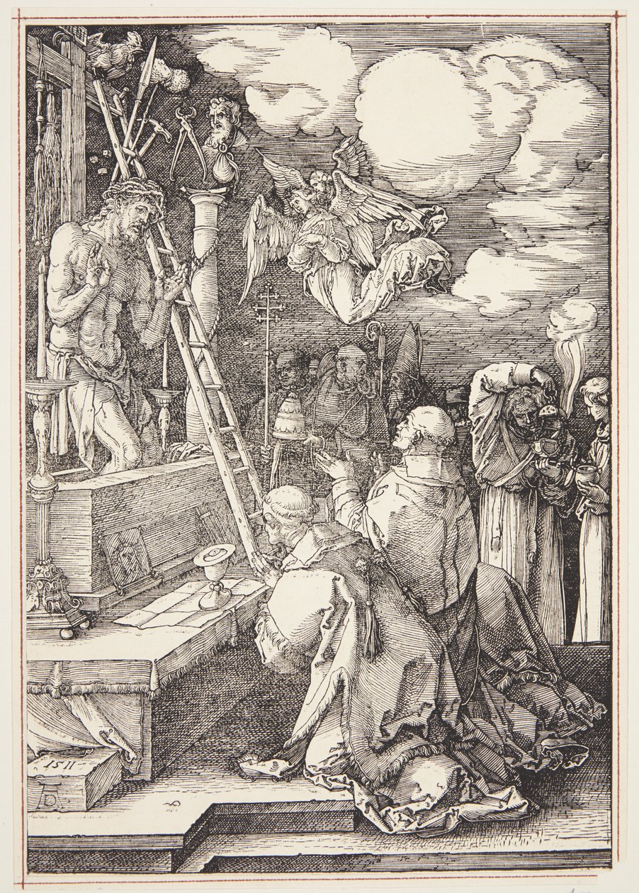 De mis van St. Gregorius door Albrecht Dürer