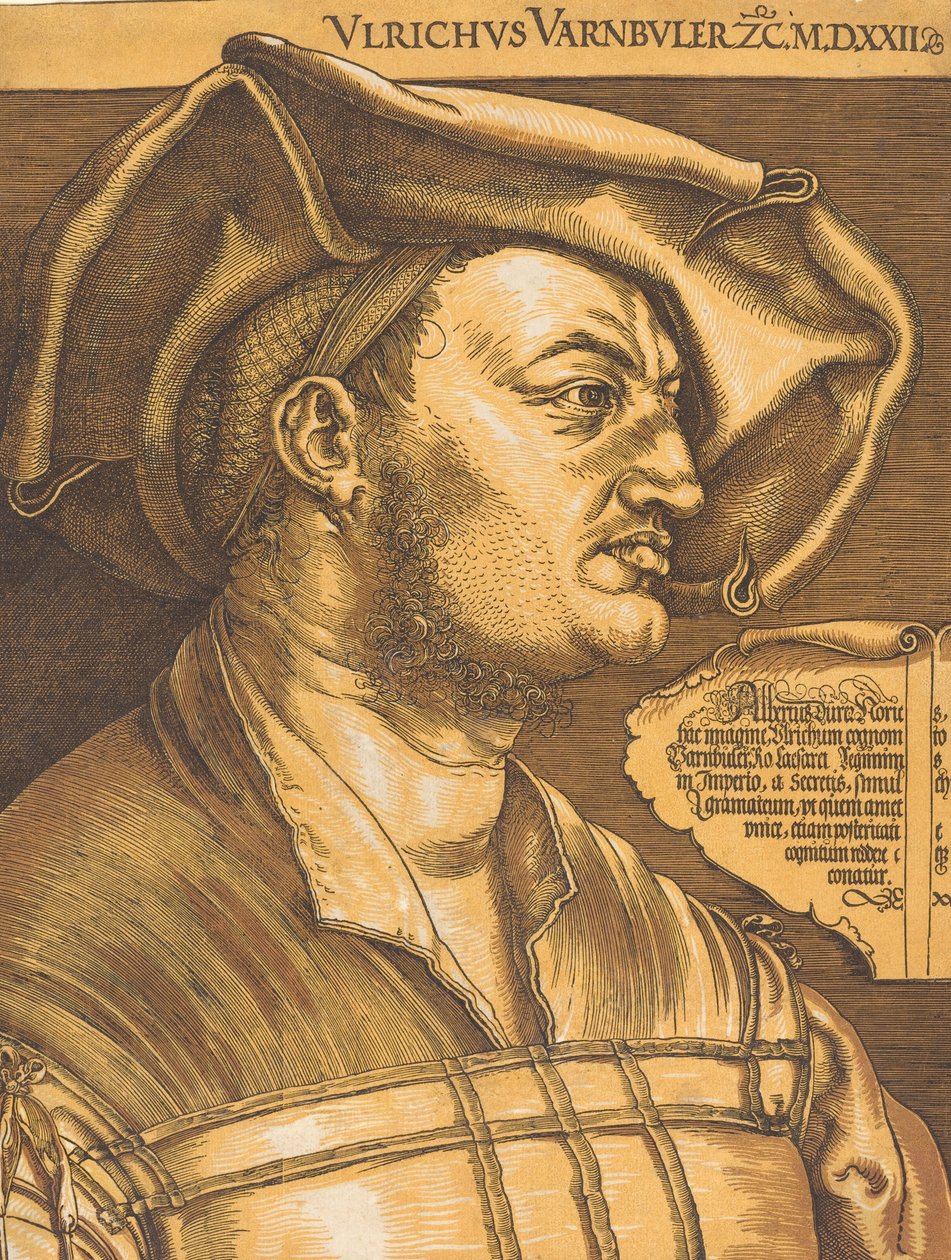 Ulrich Varnbüler, 1522 gepubliceerd ca. 1620 door Albrecht Dürer