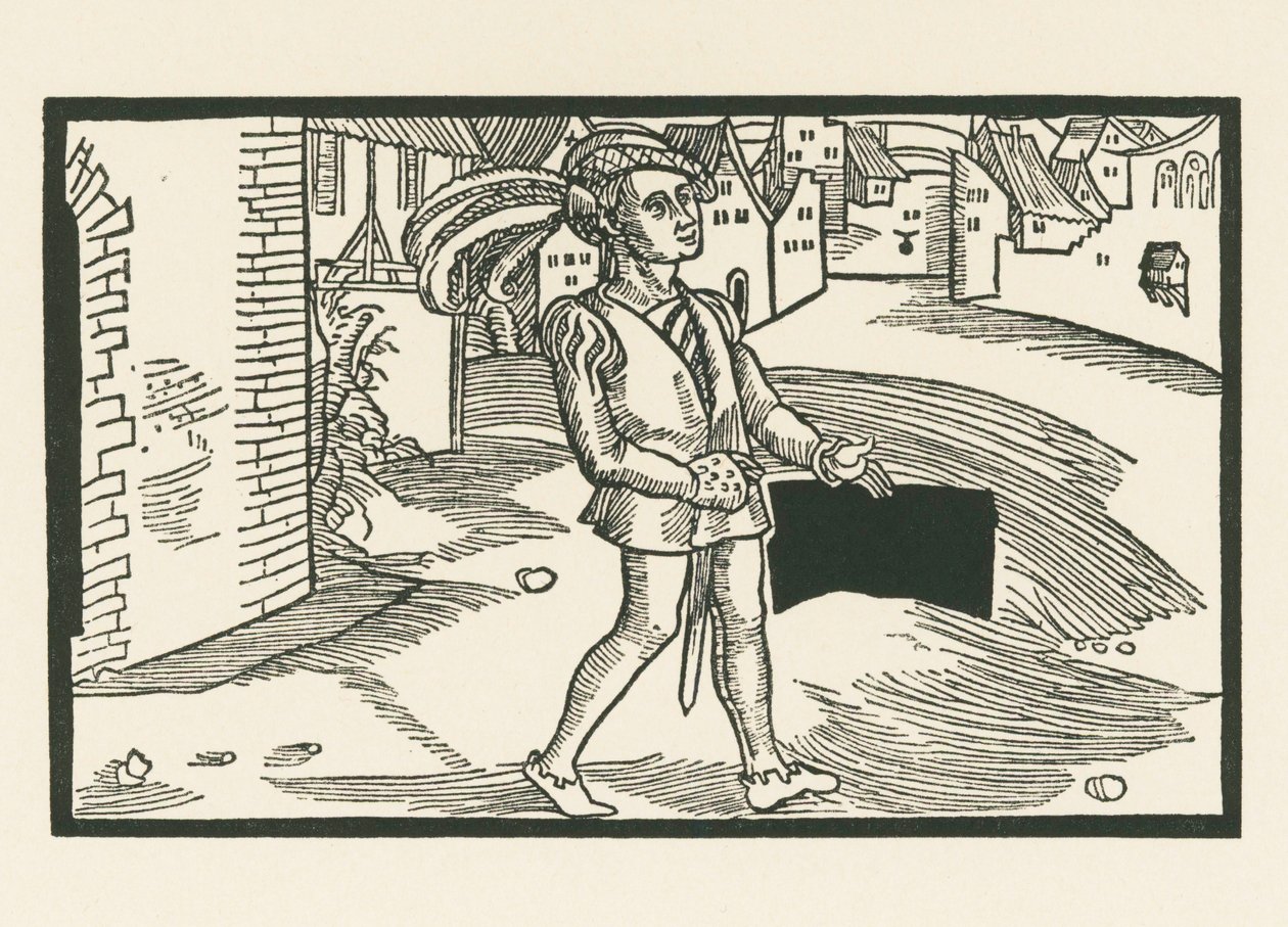 Aeschinus, ca.1492-93 (houtsnede) door Albrecht Dürer or Duerer