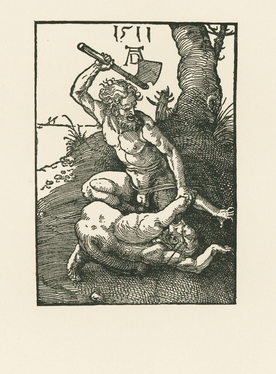 Kaïn doodt Abel door Albrecht Dürer or Duerer