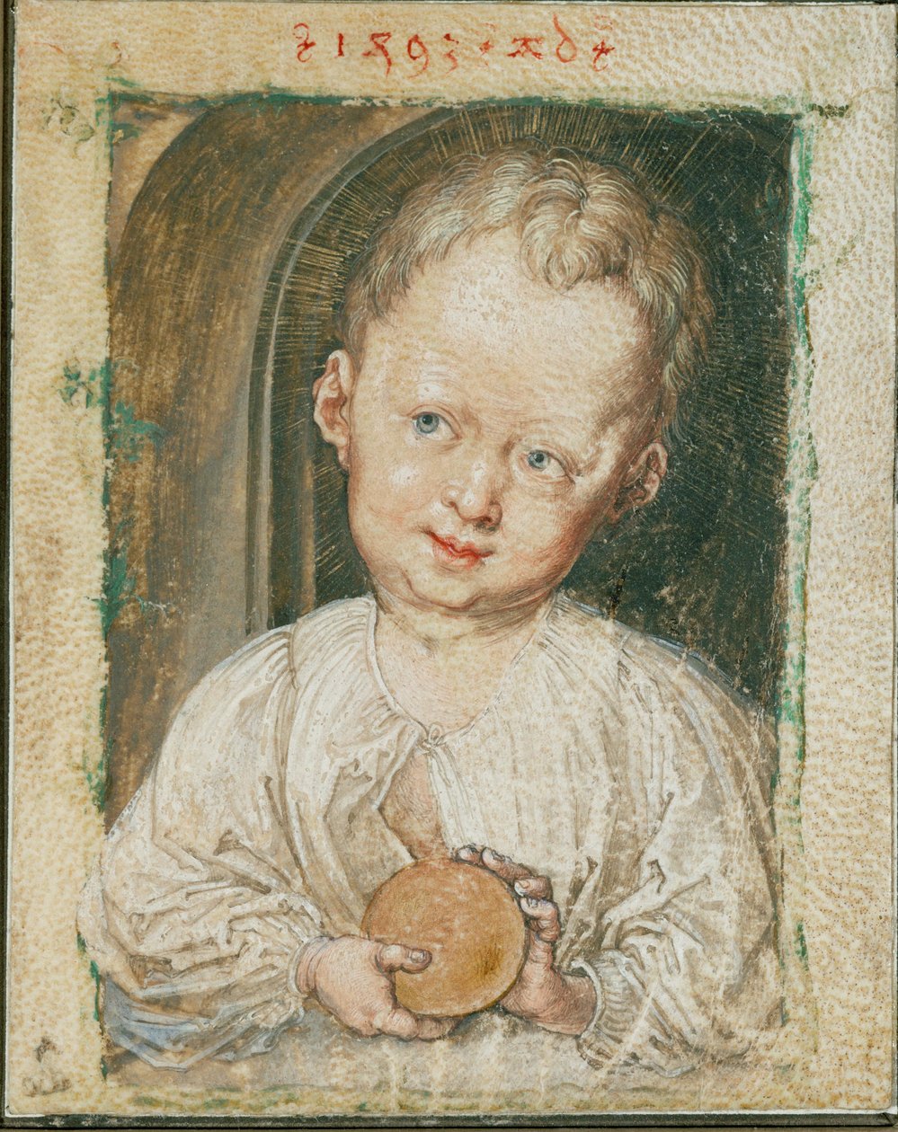 Christuskind met de Kegel door Albrecht Dürer or Duerer