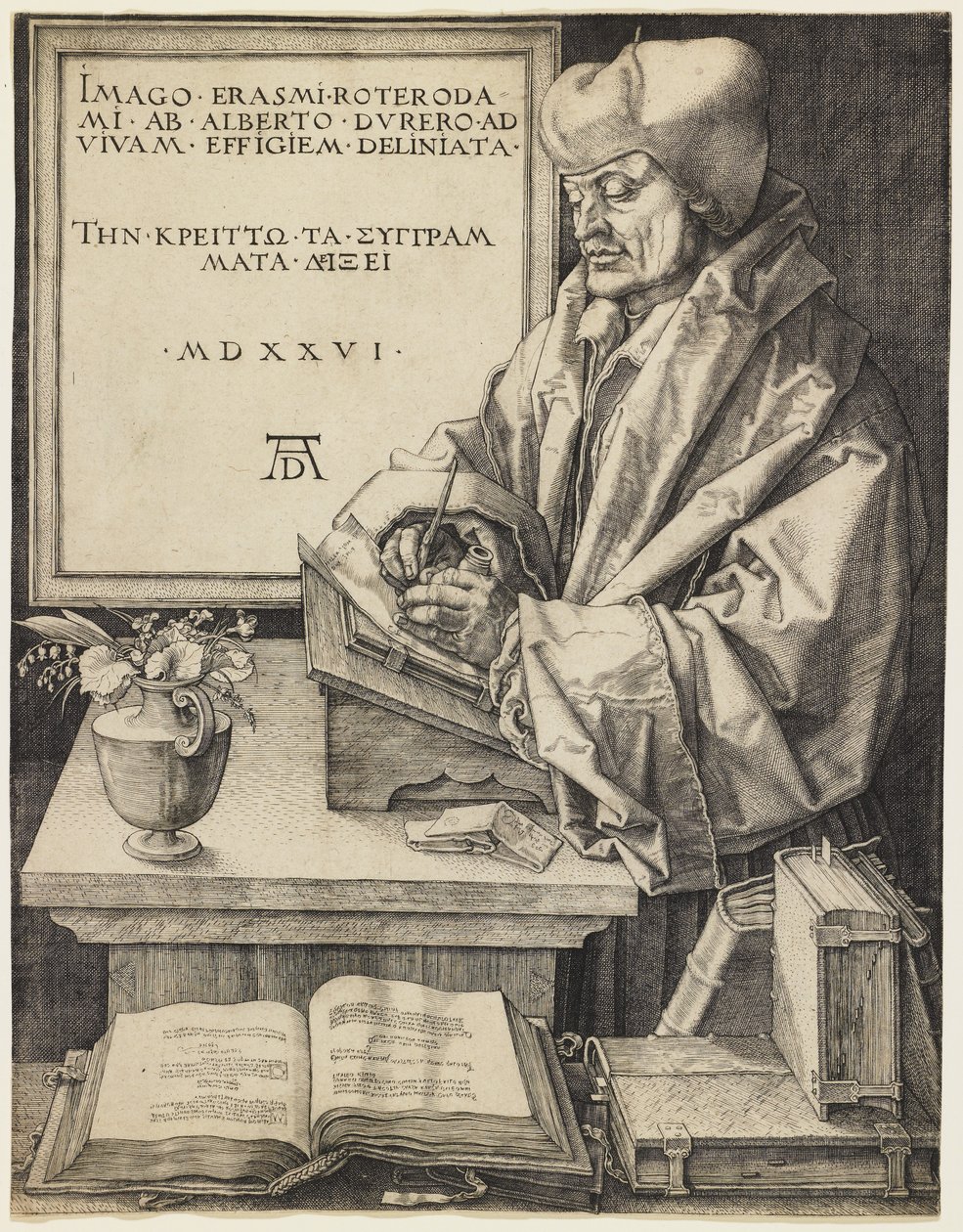 Erasmus van Rotterdam door Albrecht Dürer