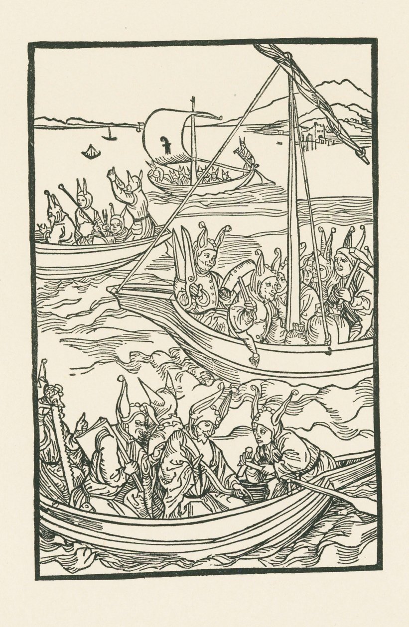 Een reismansschip door Albrecht Dürer or Duerer