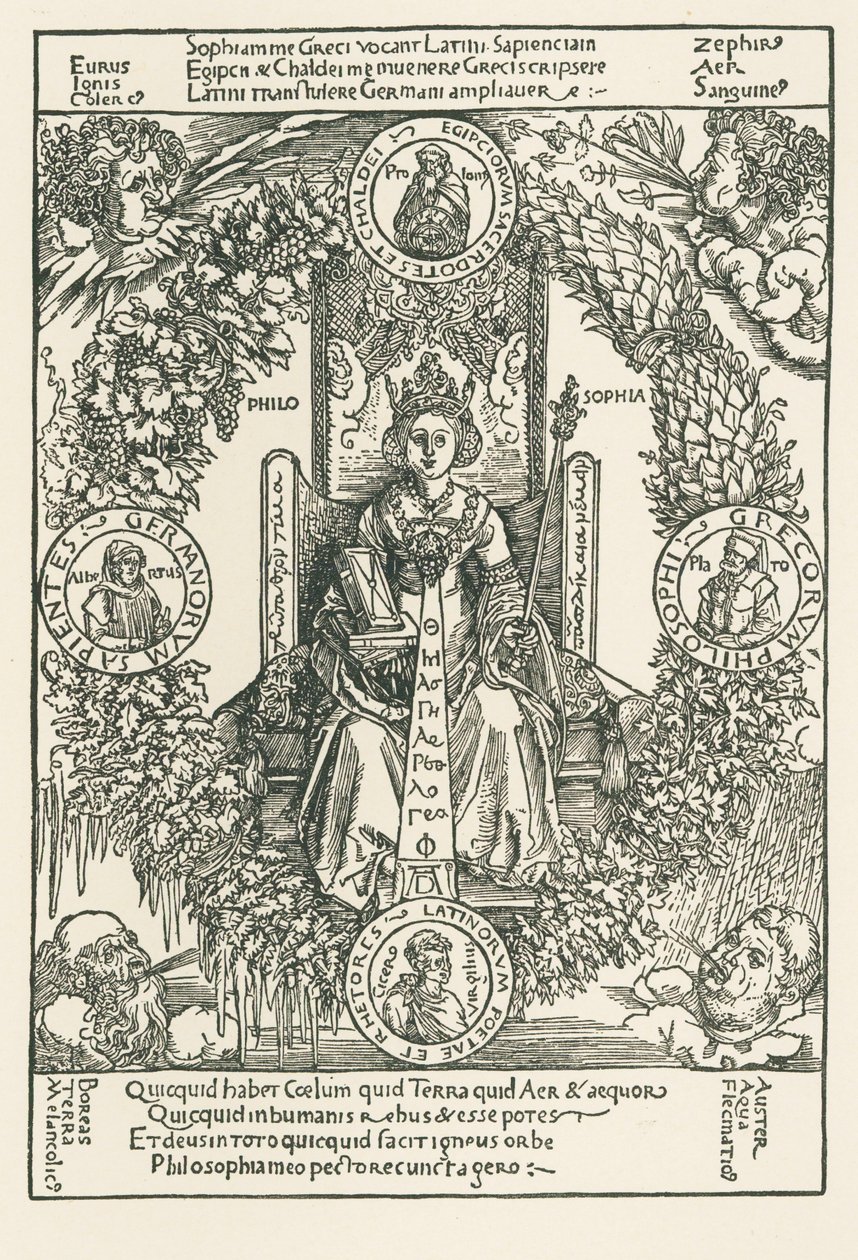 Filosofie door Albrecht Dürer or Duerer
