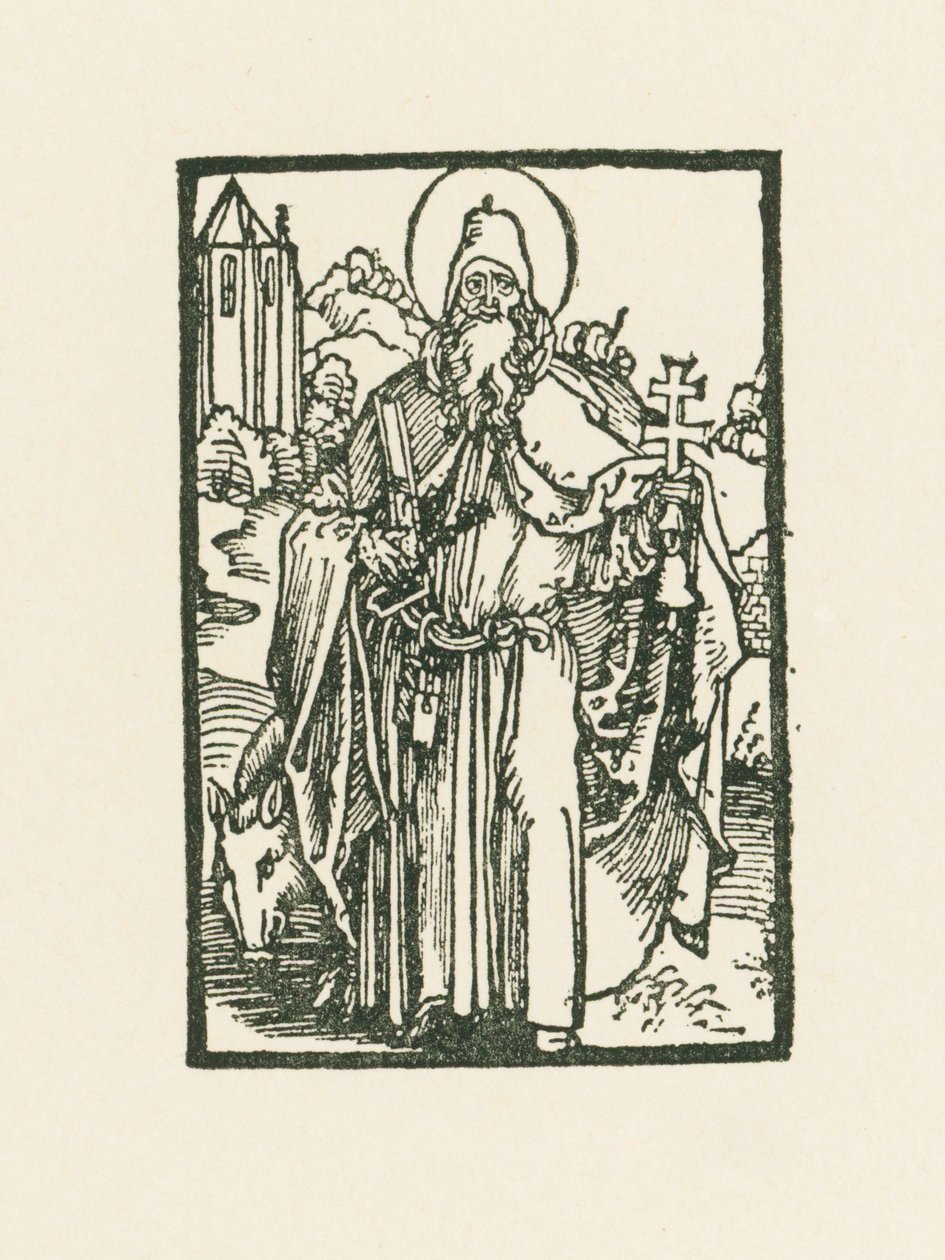 Sint Antonius de Grote door Albrecht Dürer or Duerer