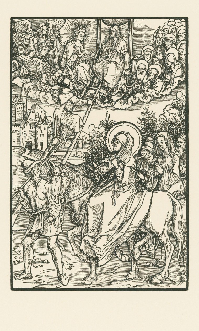 Heilige Birgitta door Albrecht Dürer or Duerer