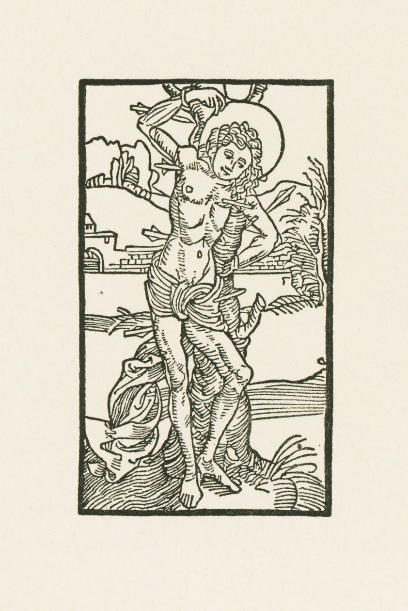 Sint Sebastiaan door Albrecht Dürer or Duerer