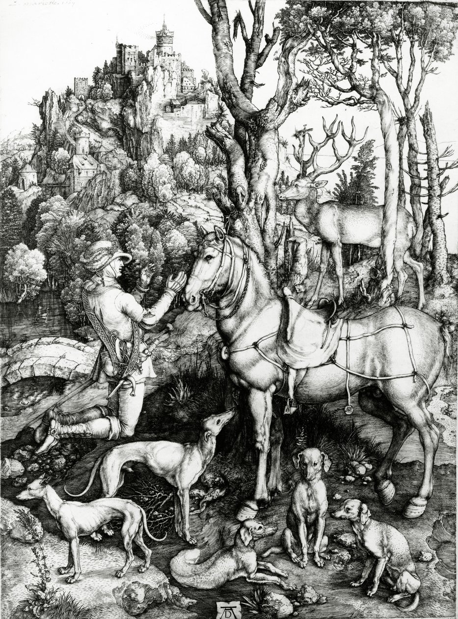 St. Eustachius door Albrecht Dürer