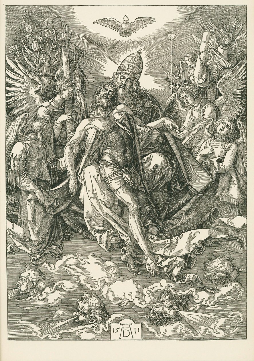 De Heilige Drie-eenheid door Albrecht Dürer or Duerer