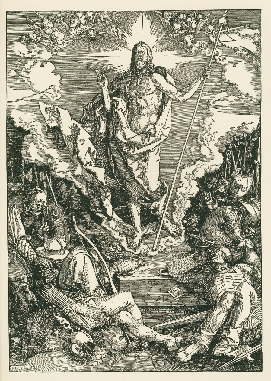 De wederopstanding van Christus door Albrecht Dürer or Duerer