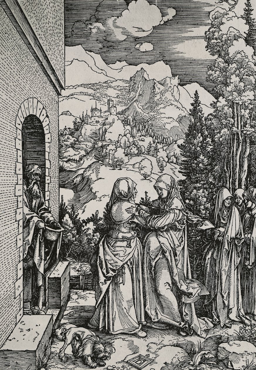 De Visitatie door Albrecht Dürer