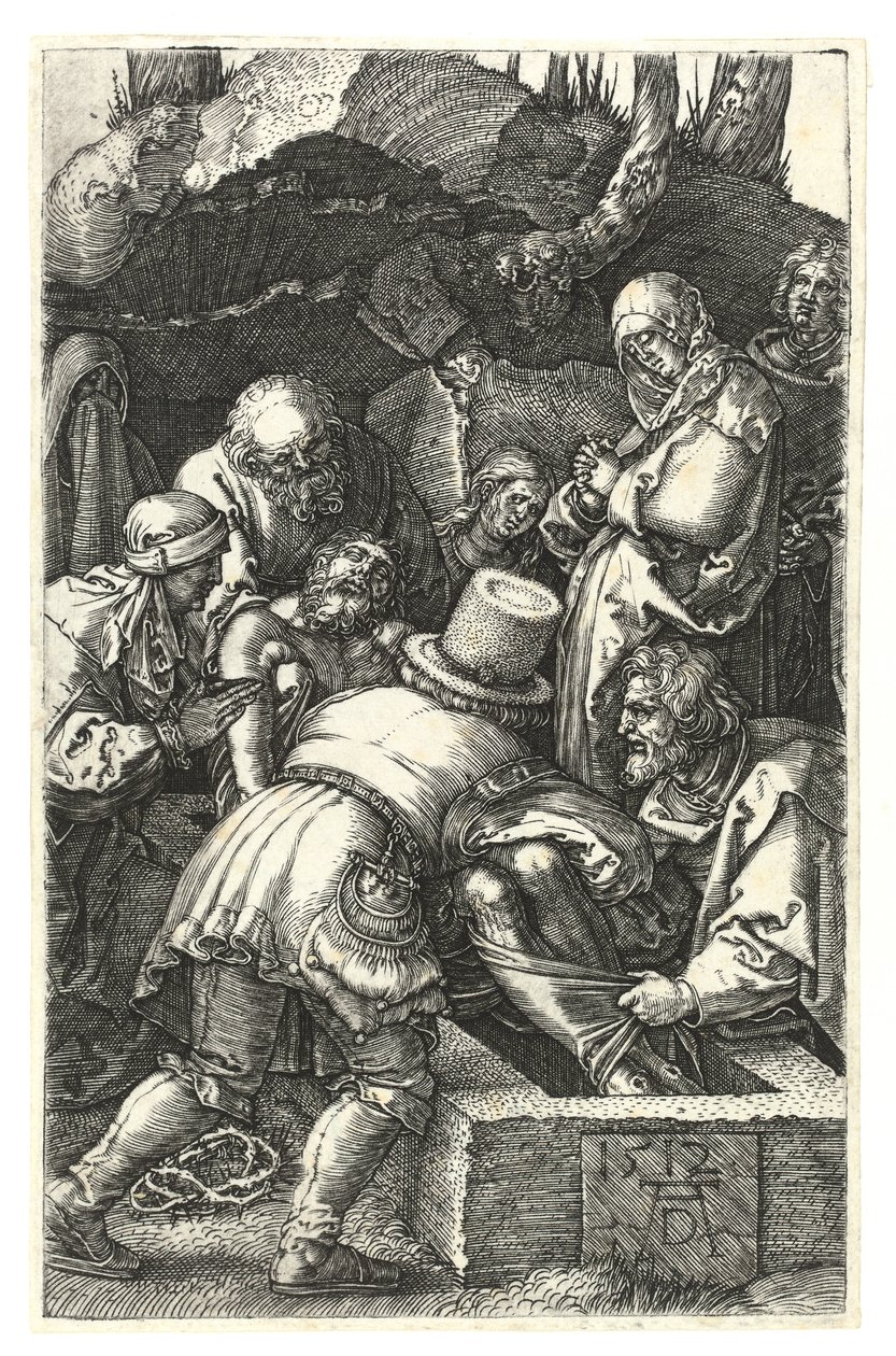 De begrafenis van Christus door Albrecht Dürer