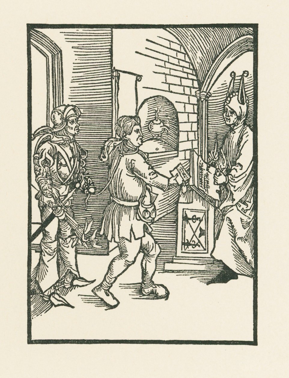 Van de router en scribe door Albrecht Dürer or Duerer