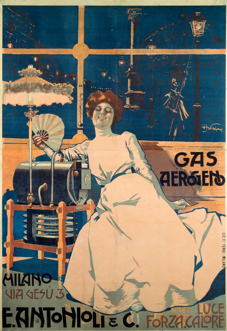 Reclameposter voor Antonioli