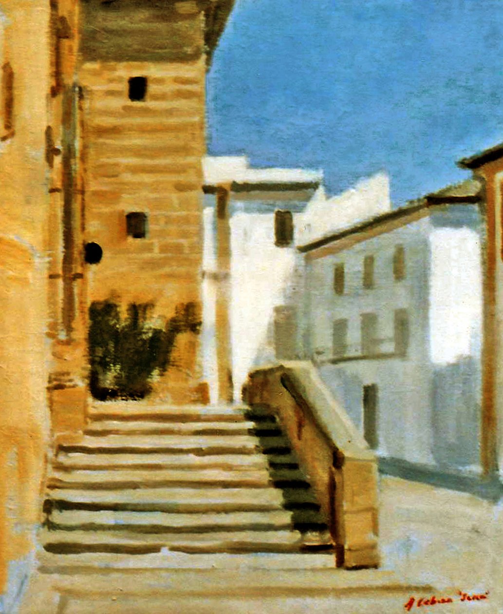 Plaza de la Iglesia de Jávea door Alejandro Cabeza