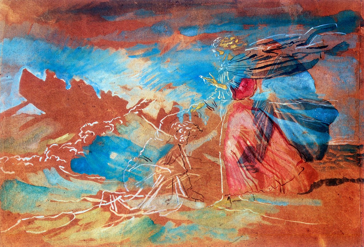 Christus loopt op het water, 1840 door Aleksandr Ivanov