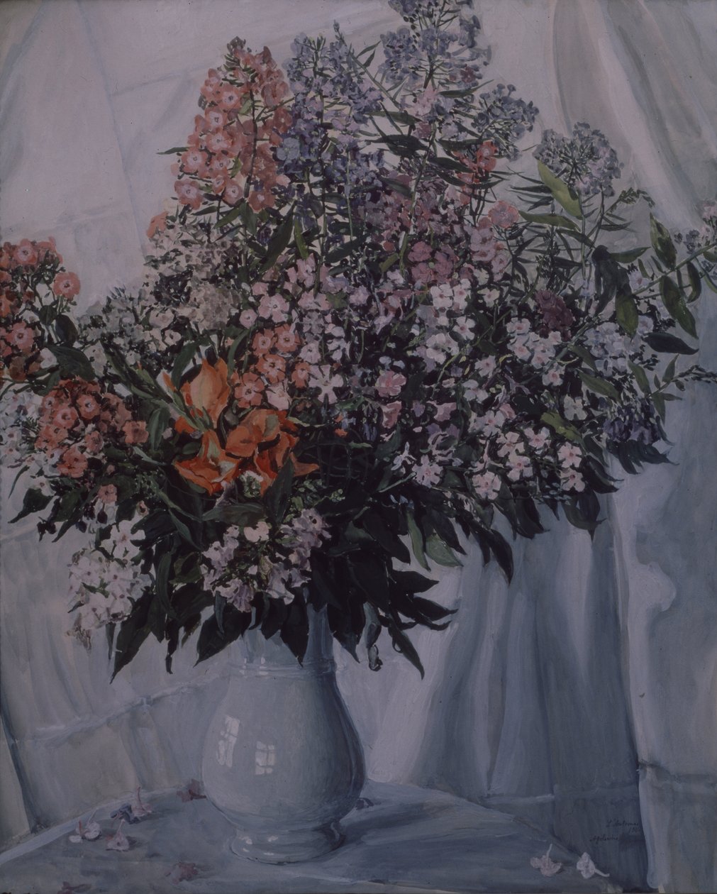 Stilleven. Phloxen, 1911 door Aleksandr Jakovlevic Golovin