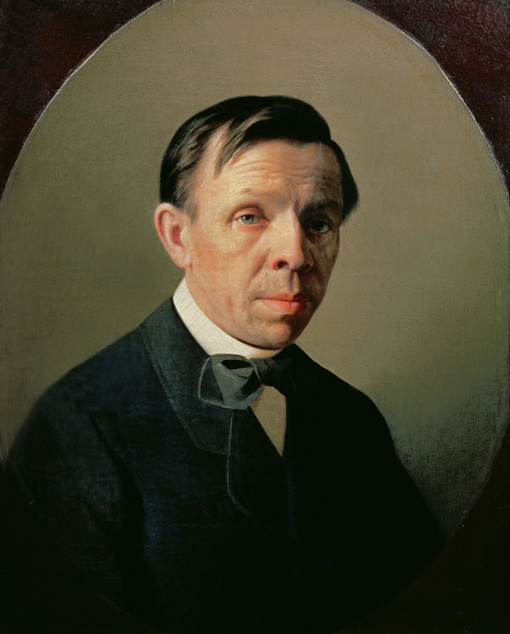 Portret van Sergei Konstantinovich Zaryanko (1818-70) door Aleksei Mikhailovich Kolesov