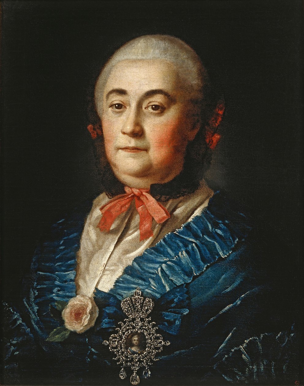 Portret van A.M. Izmailova door Aleksey Antropov