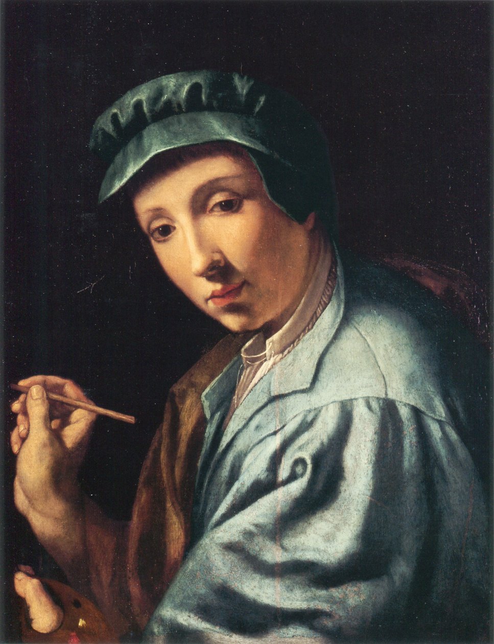 Zelfportret, ca. 1555 door Alessandro Allori