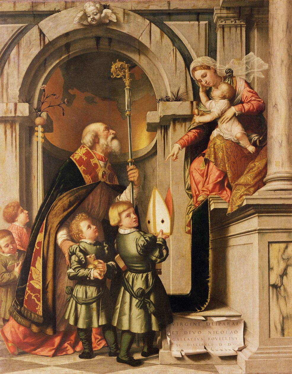 De Pala Rovelli, 1539 door Alessandro Bonvicino Moretto