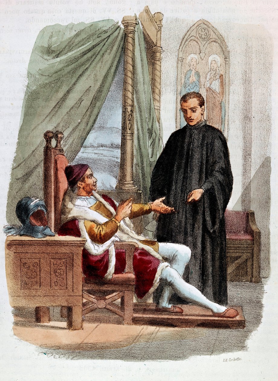 Niccolo di Bernardo dei Machiavelli (Nicolas Machiavel) door Alessandro Focosi
