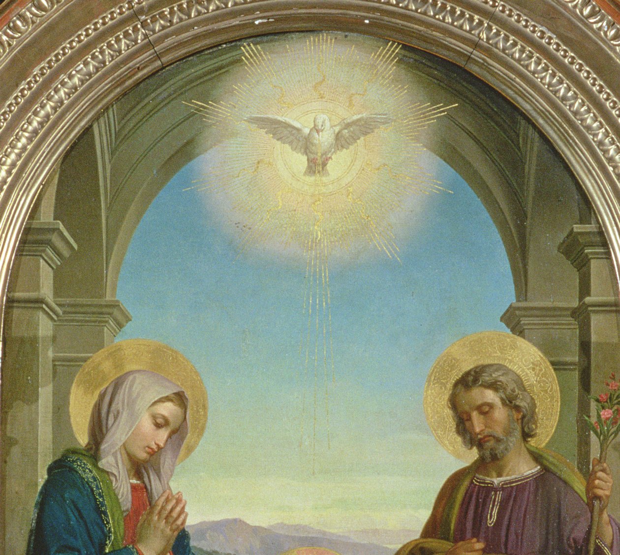 Heilige Familie door Alessandro Franchi